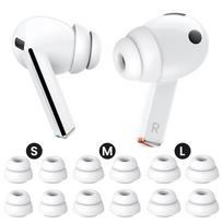 Silikoniniai ausų antgaliai su apsauga nuo dulkių, skirti Galaxy Buds 3 Pro / Buds 4 Pro,  (S/M/L),  6 poros juoda