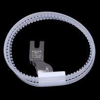 Siuvimo staklės Paspaudimo pėda Dvigubas Volelis Spaudimo pėda Roller Ring Amatai gray