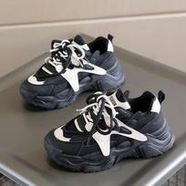 Fashion Sports shoes 2025 spring/summer new mesh breathable thick sole height increasing casual sports new dad shoes 39 ruda