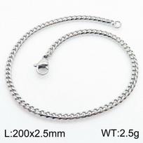 Unisex Stainless Steel Cuban Chain Bracelet - Trendy Hip-Hop Fashion Jewelry