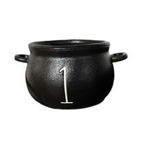 Witch Plastic Measuring Cup Candy Cauldron Set Halloween Bowl Candy Holder Retro Pharmacist Atmosphere A