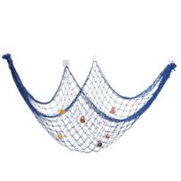 Mediterranean Fishing Net Wall Decor Ornamental Netting Wall Decor for Beach