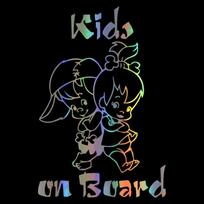Colorful Baby on Board Fashion Car Styling Sticker Decals Colorful