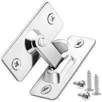 90 Degree Stainless Steel Door Latch Right Angle Sliding Bending Door Lock Latch Locker Hardware Accessories with Screws Bronze