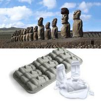 Easter Island Moai Stone Statues Ice Tray Ice Cubes Diy Mould Pudding Jelly Mold