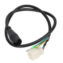69cm Elektrinio dviračio variklio adapterio laidas Atsparus vandeniui variklio adapterio konversijos laidas Variklio konversija 9 Pin Female black