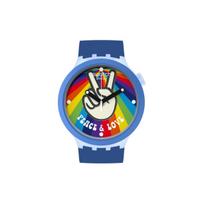 SWATCH Unisex Big Bold Series 47mm Watch SB03N105 SB03N105 Blue blue