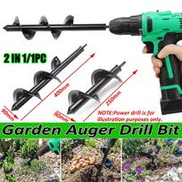250*90mm Drill Bit Fence Borer Post Post Hole Digger Garden Auger Yard Tool Black Earth Auger Hole Digger Garden Planting Machine 90*250mm