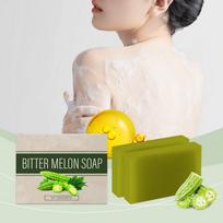 Bitter Melon Soap Bar For Back Acne, Soap, Charantia Body Soap, -Acne, Herbal Cleansing With Quinquenervia Oil One Size