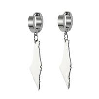 Fashion Israel Palestine Map Drop Earrings for Women Men Stainless Steel Country Geography Earring Arabic Trendy Jewelry