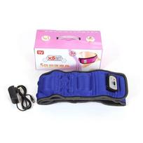 Electric Slimmingaction Massage Belt Lose Weight Fat Burning Abdominal Waist Trainermuscle Waist Vibration Fitness MassagingTool Tools US Plug mėlyna