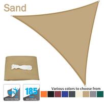 Waterproof Triangle Shade Sail 2/3/.3.6/5/7M Patio Awning Outdoor Garden Pool Canopy Sun Shelter Shade Cover Camping Tents 200x200x200CM