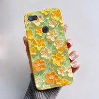 For Xiaomi Mi 8 Lite Case Fashion Astronaut Flower Soft Silicone Phone Case For Xiaomi Mi 8 / Mi8 Lite Tpu Cover Protector Capa Mi 8 Lite red