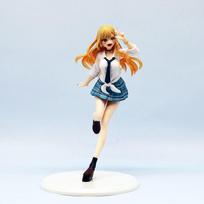 Mielas Anime My Dress Up Darling Kitagawa figūrėlė Mokyklinė uniforma Stovintis PVC veiksmo figūrėlės modelis Žaislas Dovana beige
