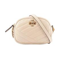 Tory Burch TB Kira Lambskin Quilted Leather Chain Shoulder Bag Women shoulder bag Cream-White 90450-122 Basic Set (Bag+Dust Bag)