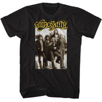 Aerosmith T-Shirt Mens Vintage Steven Tyler World Tour Rock Band Metal Black Unisex T-Shirt Graphic Tee XXL