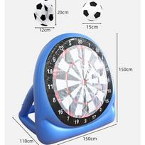 Inflatable Soccer Target PVC Outdoor Fun Shooter Dart Board Throwing Game Sticky Ball Toy less