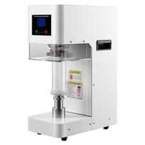 Can Sealer Machine, Automatic Commercial Soda Can Sealing Machine for 55 mm (55 mm) Aluminum and Plastic Cans, Height Adjustable, Steel Housing