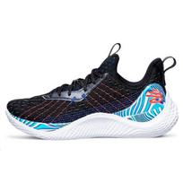 Curry Brand Curry Flow 10 More Magic Unisex Sneakers Black Royal 3025093-001 44