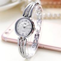 Fashion Rhinestone Watches Women Luxury Stainless Steel Bracelet Watches Ladies Quartz Dress Watches AVE sidabras