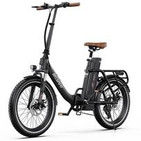 Elektrinis dviratis sulankstomas ONESPORT OT16 20  250W variklis Suaugusiųjų Ebike Didžiausias greitis 25Km/h 48V 17AH Didžiausias nuotolis 120Km No Accelerator juoda