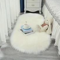 Luxury Fluffy Plush Area Rug, Lightweight Solid Color Carpet for Bedroom, Living Room, Balcony - Indoor Use 23.6*47.2in（60*90cm） balta