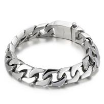 Source Stainless Steel Men'S Jewelry, Cuban Chain Titanium Steel Bracelet