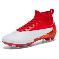 Men Soccer Shoes Children Gym Sport Sneakers Outdoor Non-Slip Grass Multicolor Professional Futsal Footwear Tenis Masculino Male 35
