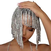 Bohemia Style for Rhinestone Drop Pendant Forehead for Head Chain Crystal Headpiece Bridal Wedding Hair Chain for Head J sidabras