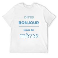 Vald Bonjour T-Shirt oversized essential t shirt plain mens plain t shirts S