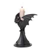 Halloween Candle Holder Gothic Resin Home Decoration Candle Stand For Halloween Night Themed Displays Ornament