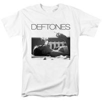 Deftones Medvilniniai Dainininko Grupės Marškinėliai Vyrams Moterims Hip Hop Rock Marškinėliai Madingi Trumpomis Rankovėmis Marškinėliai Vasariniai Per dydį Marškinėliai Viršutiniai Drabužiai L balta
