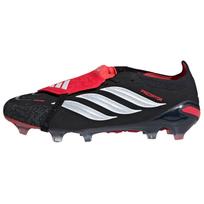 adidas Predator Elite Fold Over Tongue FG Core Black Cloud White Lucid Red Unisex Sneakers JS0375 42⅔