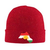 Kurdistan Flag Beanie Hats  Bonnet Hats Unisex Adult Cute Gym Knitting Hat Autumn Winter Design Warm Soft Caps One Size