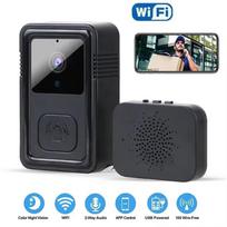 24-Hour Delivery Wireless Wifi Doorbell Camera Video Two-Way Intercom Doorbell Smart Home Voice Change Doorbell Night Vision Cam juoda