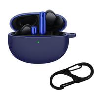 Carrying Housing for Realme Buds Air 3 Headset Dust Washable Charging Box Sleeve 1 tamsiai mėlyna spalva