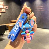 Mielas Stitch raktų pakabukas Kuprinės dekoracija Pakabukas Gimtadienio dovana blue