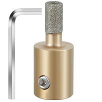 Glass Grinder Bits Diamond Grinder Bit Head Tools  Multi-size 1 Inch, 3/4 Inch, 1/4 Inch Frosted Stone Grinder Bit for Stained G
