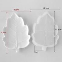 New Geometric Leaves Silicone Mold DIY Reusable Resin Molds Handmade Irregular Shape Storage Tray Mold Home Decor