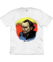 Charles Bukowski - R. Crumb - 1998 - Organic T-Shirt Mens Womens Tees Top XL black