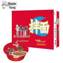 Master Kong Braised Beef Dry Instant Noodles (12 Bowls)