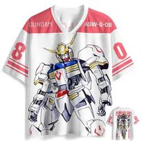 Gundam RX-78-2 Jersey T-shirt Anime Mobile Suit Gundam 3D Print Streetwear Unisex Casual Short Sleeve EFSF Graphic Tee 2XL