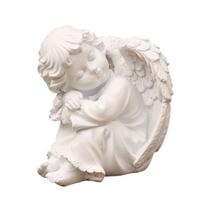Angel Statue Table Centerpieces Angel Resin Figurine Ornament Praying Angel Figurine for Lawn Bedroom Yard Bookcase Desk
