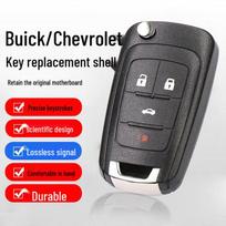 Buick Regal & Chevrolet Malibu Key Shell Replacement For Buick/Chevrolet black