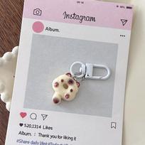 Cute Cat Donut Cartoon Keychain Pendant - Fun Gift & Accessory for Bags ruda