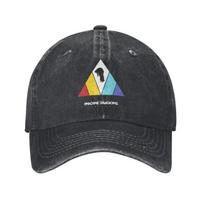 Vintage Imagine Dragons Loom Album Baseball Caps for Men Women Distressed Denim Snapback Hat Band Music Outdoor Adjustable Hats gray