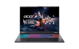 Acer | Nitro V 16S AI AN16S-61-R6Q1 | Obsidian Black | 16 ” | IPS | WUXGA | AMD Ryzen AI 7 | 350 | 16GB | DDR5 | Solid-state drive capacity 1000GB | NVIDIA GeForce RTX 5060 | Windows 11 Home | 802.11ax | Bluetooth version 5.3 | Keyboard language US international | Keyboard backlit | Warranty 24 month(s)
