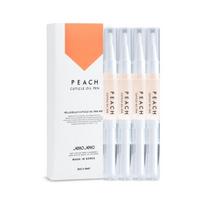 JelloJello Cuticle Oil Pen Peach 3ml*4Pcs/8Pcs 4Pcs white