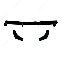 4 Fins Rear Bumper Diffuser For Volkswagen VW Polo MK6 GTI 2017-2021 Hatchback Bodykits Splitter Spoiler ABS Black Tuning juoda