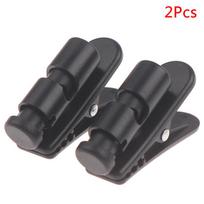 2/5 vnt. Kabelio spaustukas, Laido spaustukas, Ausinių laido spaustukas, Ausinių laido klipsas, Ausinių vyniotuvas 2Pcs black